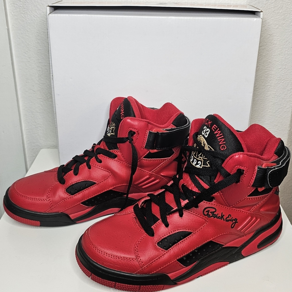 Patrick Ewing “Eclipse” Red/Black Men's Size 10 - image 4